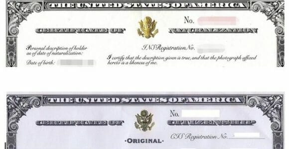 如何补办或替换美国入籍证书，公民身份证件？